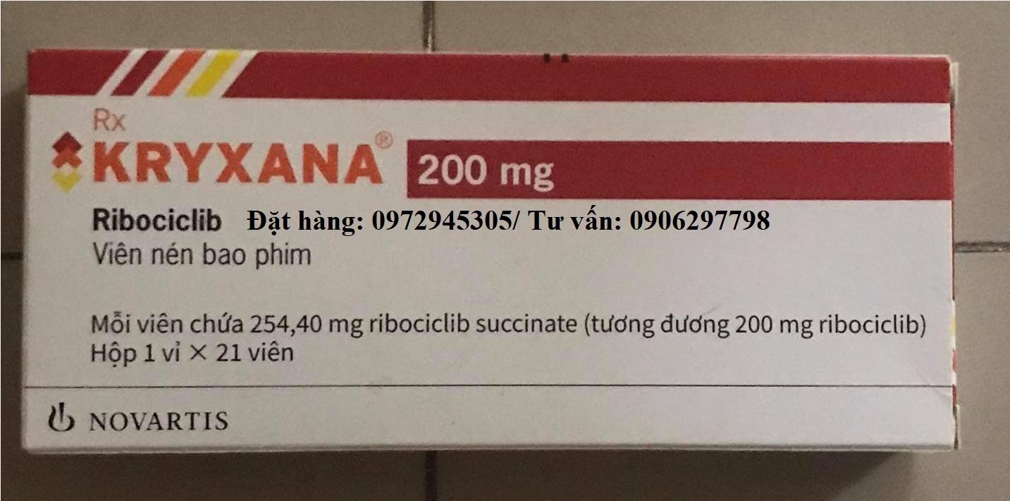 Thuốc Kryxana Ribociclib 200mg giá bao nhiêu mua ở đâu?