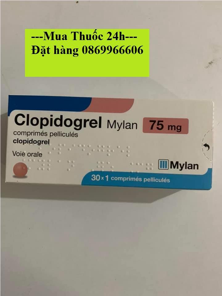 Thuốc Clopidogrel Mylan 75mg giá bao nhiêu mua ở đâu?