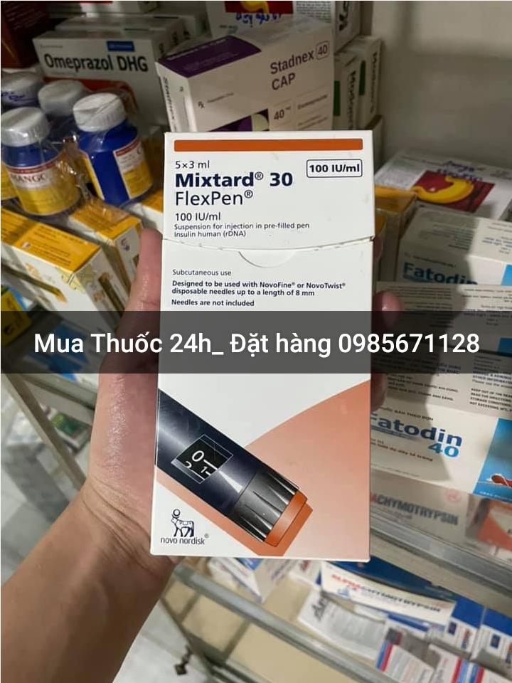 Thuốc Mixtard 30 Flexpen 100IU/ml 3ml giá bao nhiêu mua ở đâu