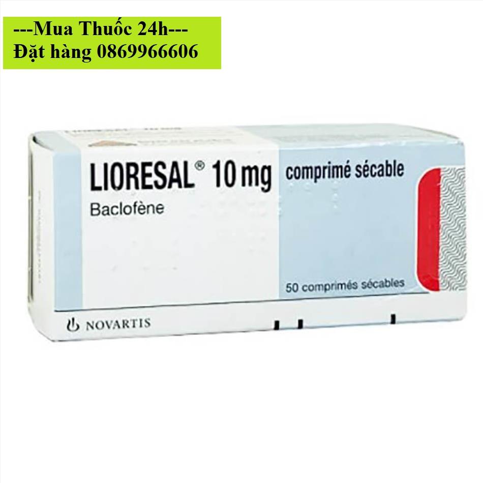 Thuốc Lioresal 10mg (Baclofen) giá bao nhiêu mua ở đâu?