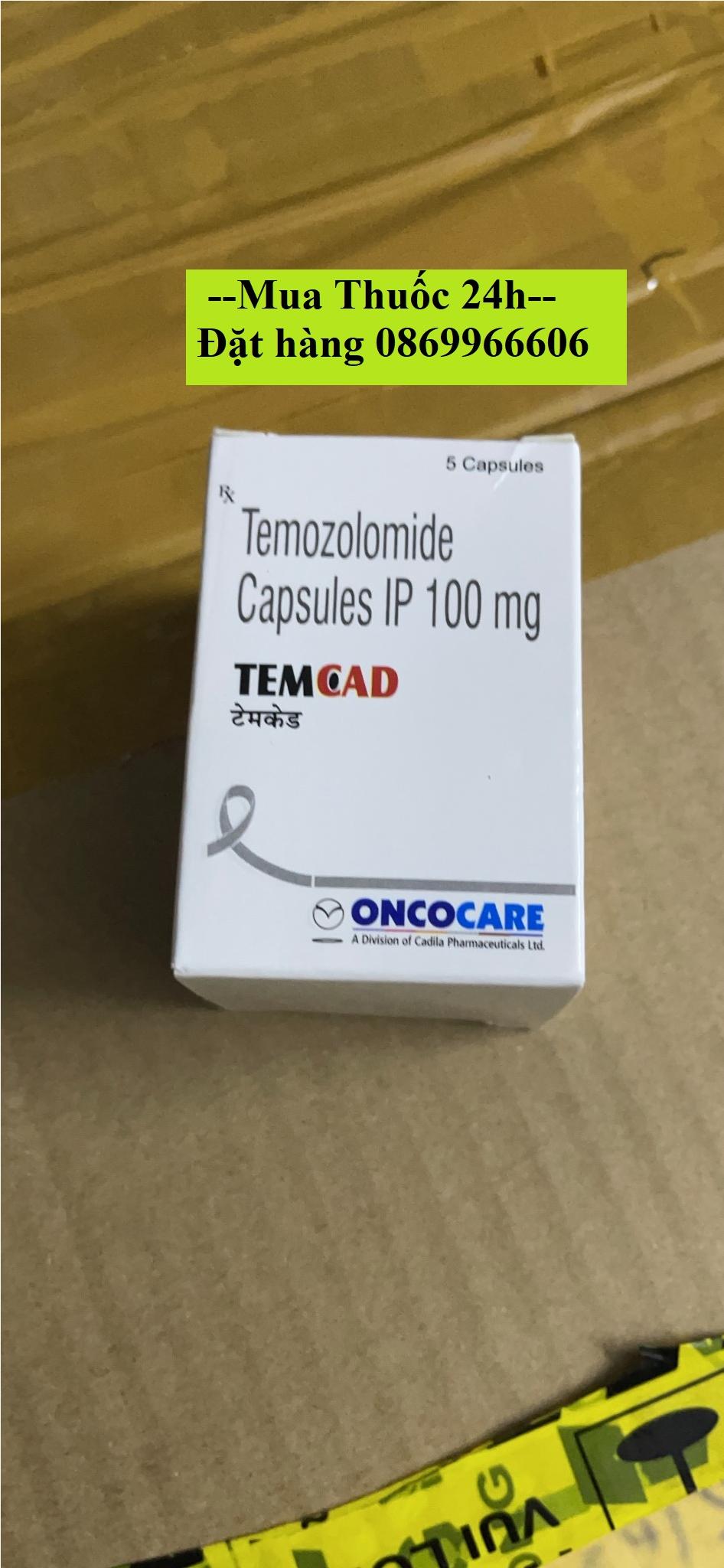 Thuốc Temcad Temozolomide 100mg giá bao nhiêu mua ở đâu?