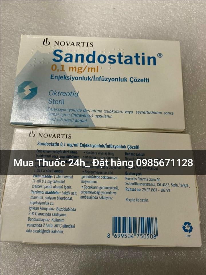 Thuốc Sandostatin 0.1 mg giá bao nhiêu, mua ở đâu