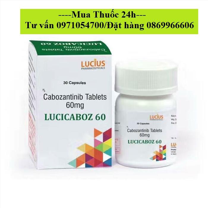 Thuốc Lucicaboz 60 (Cabozantinib 60mg) giá bao nhiêu mua ở đâu?
