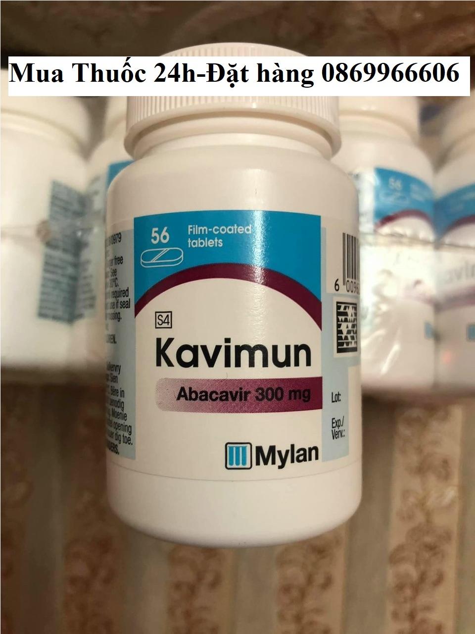 Thuốc Kavimun Abacavir 300mg Mylan giá bao nhiêu mua ở đâu?