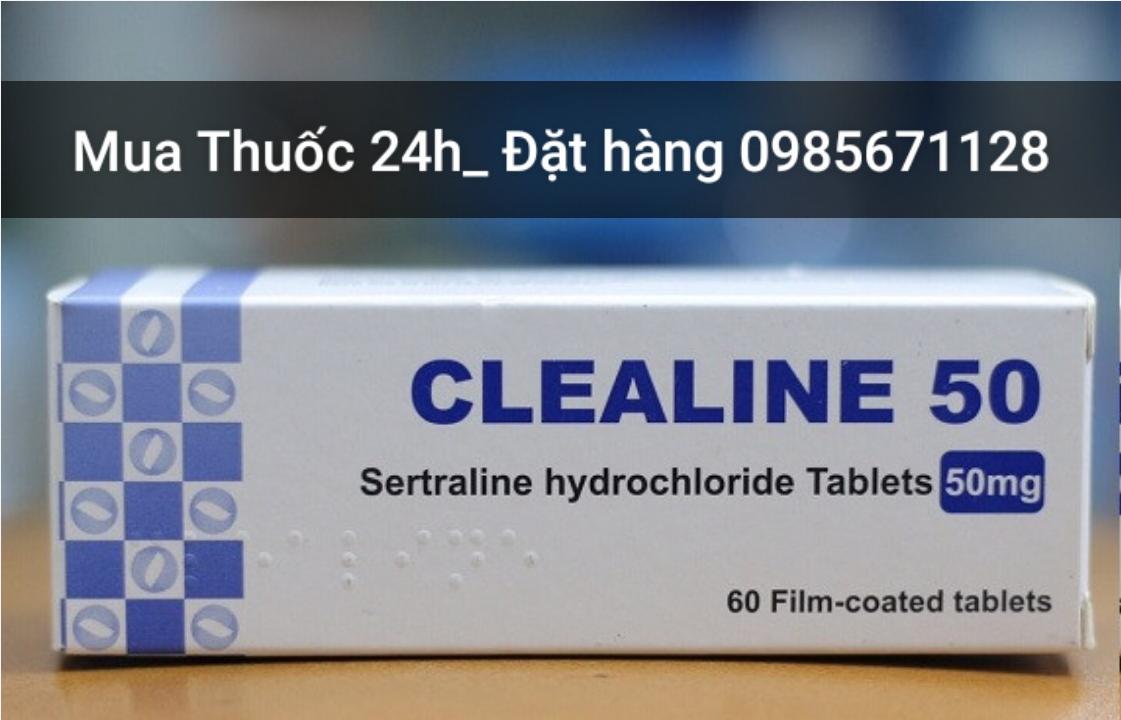 Thuốc Clealine 50mg Sertraline giá bao nhiêu mua ở đâu