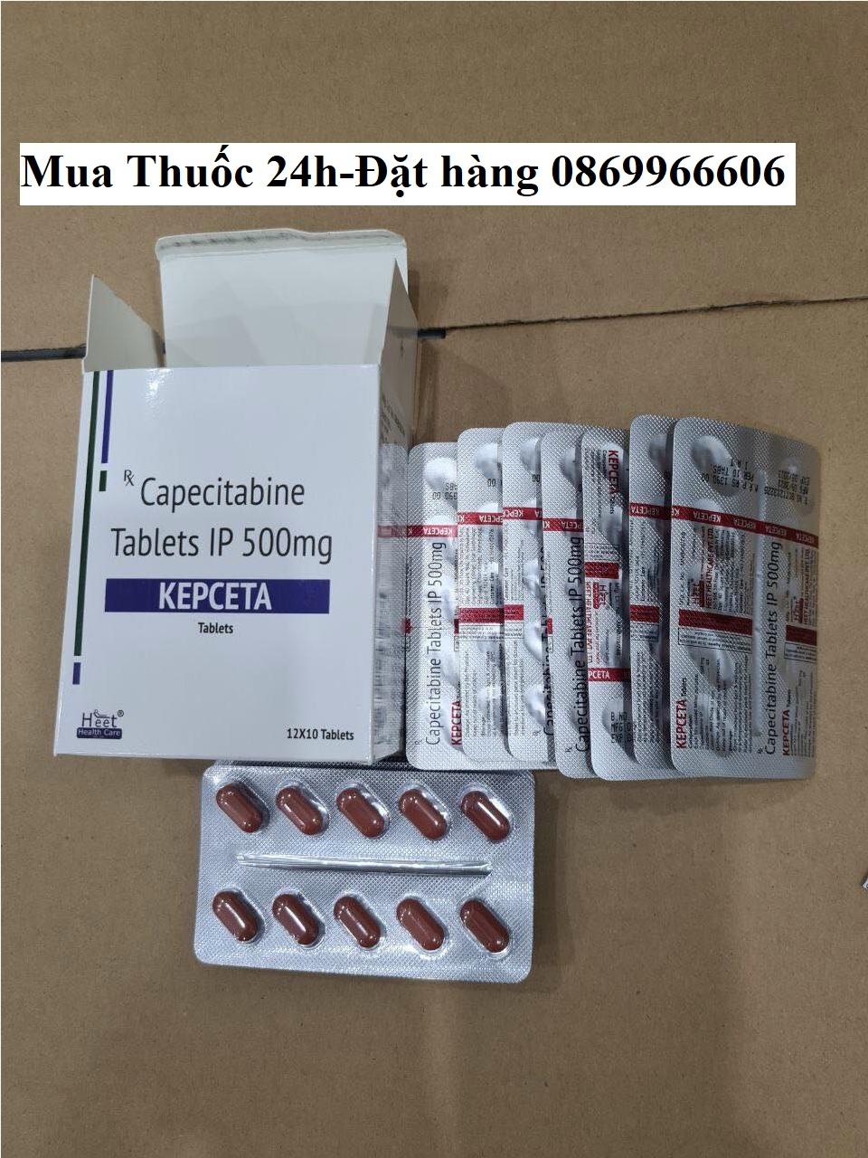 Thuốc Kepceta Capecitabine 500mg giá bao nhiêu mua ở đâu?