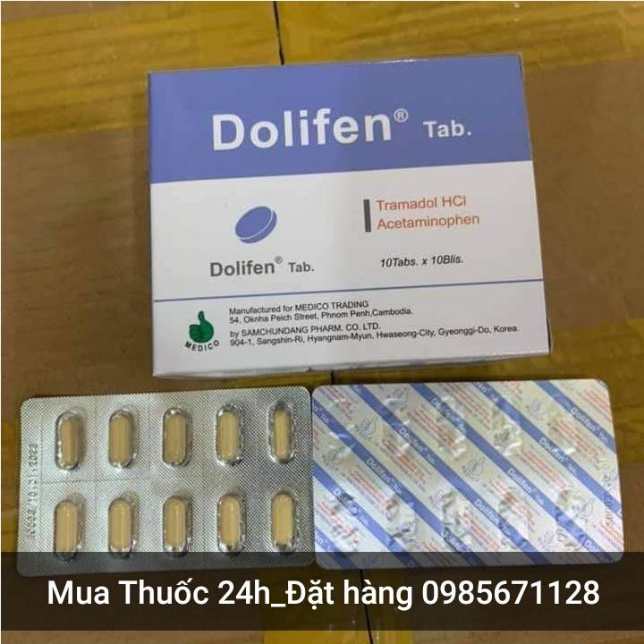 Thuốc Dolifen 500mg giá bao nhiêu mua ở đâu