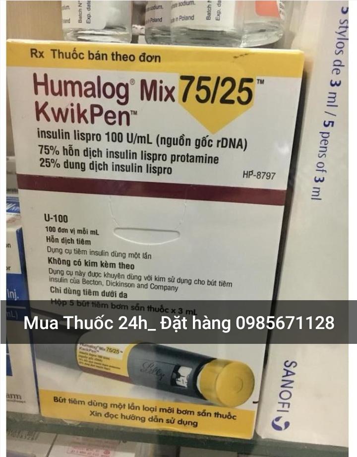 Thuốc Humalog Mix 75/25 Kwikpen giá bao nhiêu mua ở đâu 