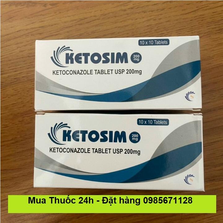Thuốc Ketosim 200mg Ketoconazole giá bao nhiêu mua ở đâu