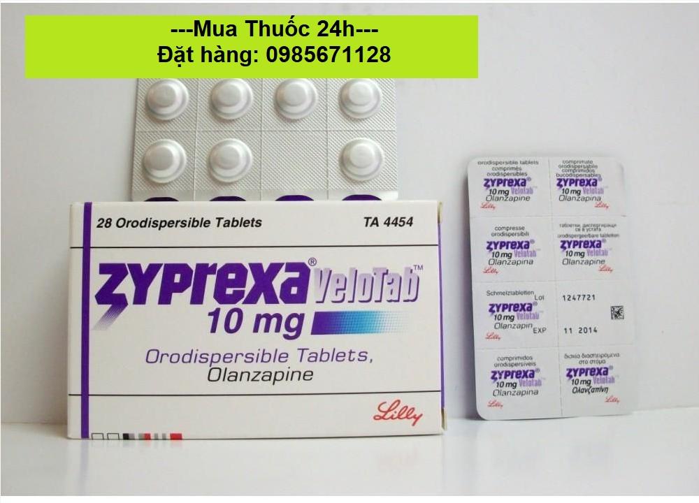 Thuốc Zypreza 10mg Olanzapine giá bao nhiêu mua ở đâu