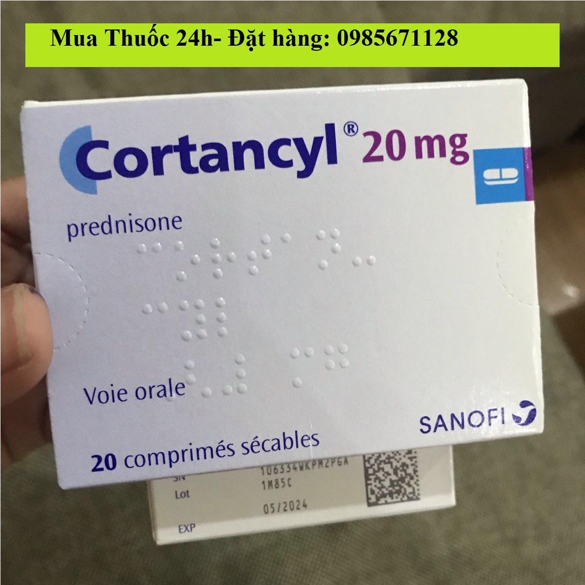 Thuốc Cortancyl 20mg Prednisone giá bao nhiêu mua ở đâu