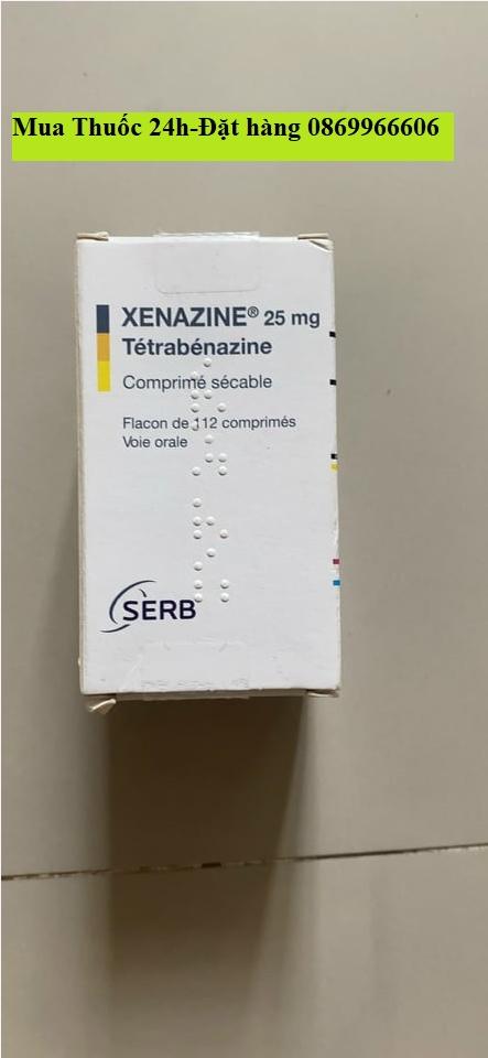 Thuốc Xenazine Tetrabenazine 25mg giá bao nhiêu mua ở đâu?