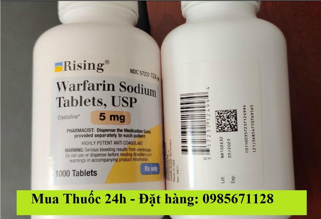 Thuốc Warfarin 5mg giá bao nhiêu mua ở đâu