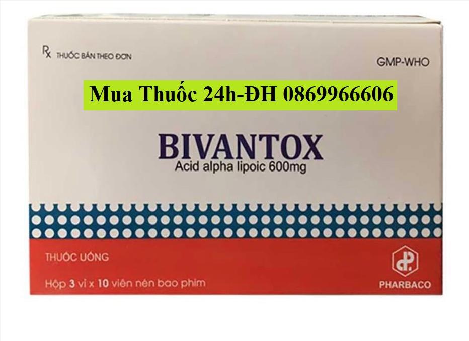 Thuốc Bivantox Acid Alpha Lipoic giá bao nhiêu mua ở đâu?