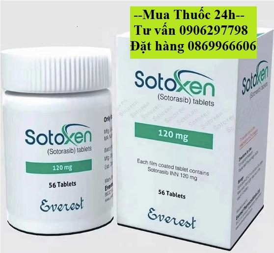 Thuốc Sotoxen Sotorasib 120mg giá bao nhiêu mua ở đâu?