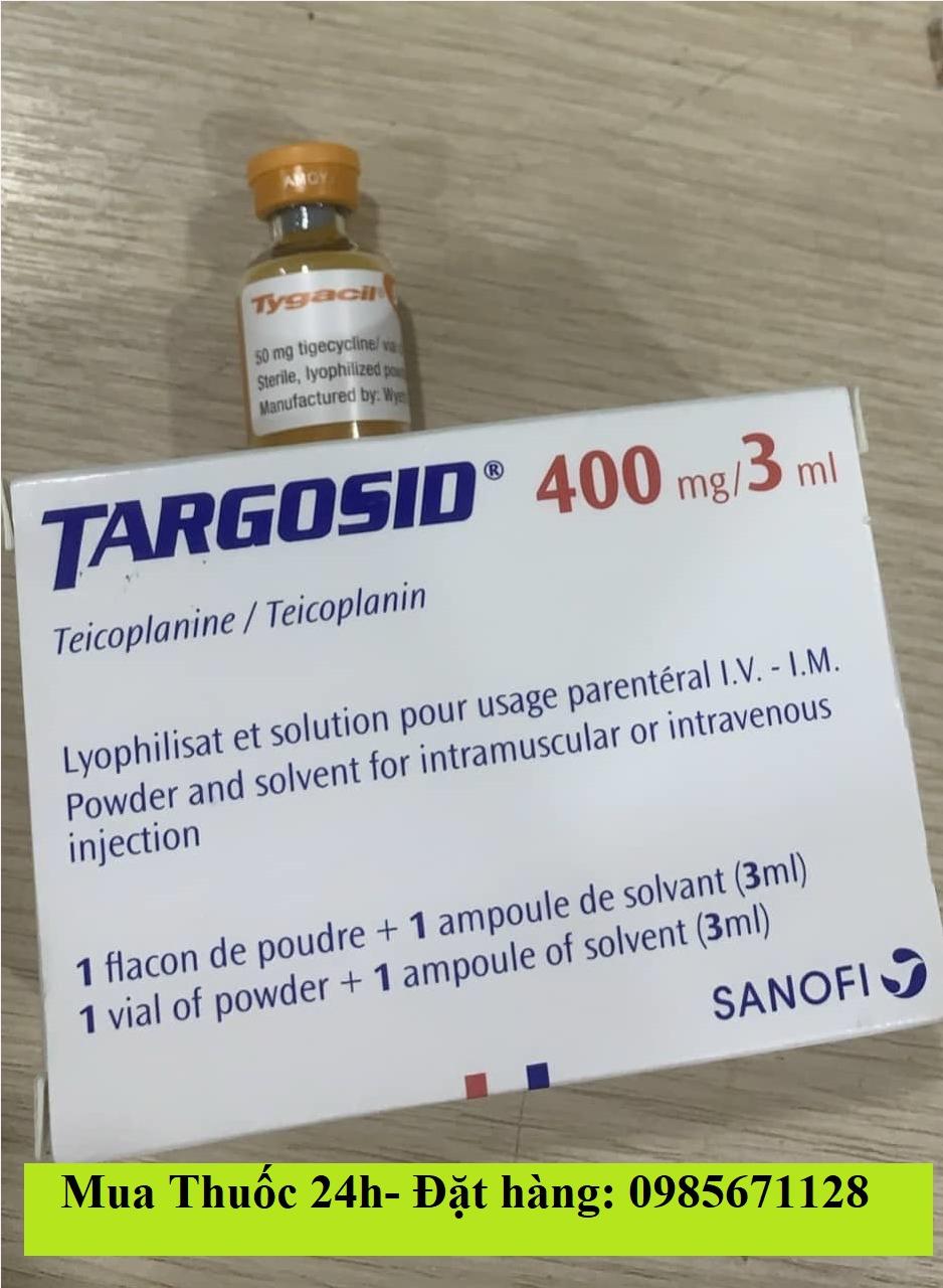 Thuốc Targosid 400mg/ 3ml Teicoplanin giá bao nhiêu mua ở đâu