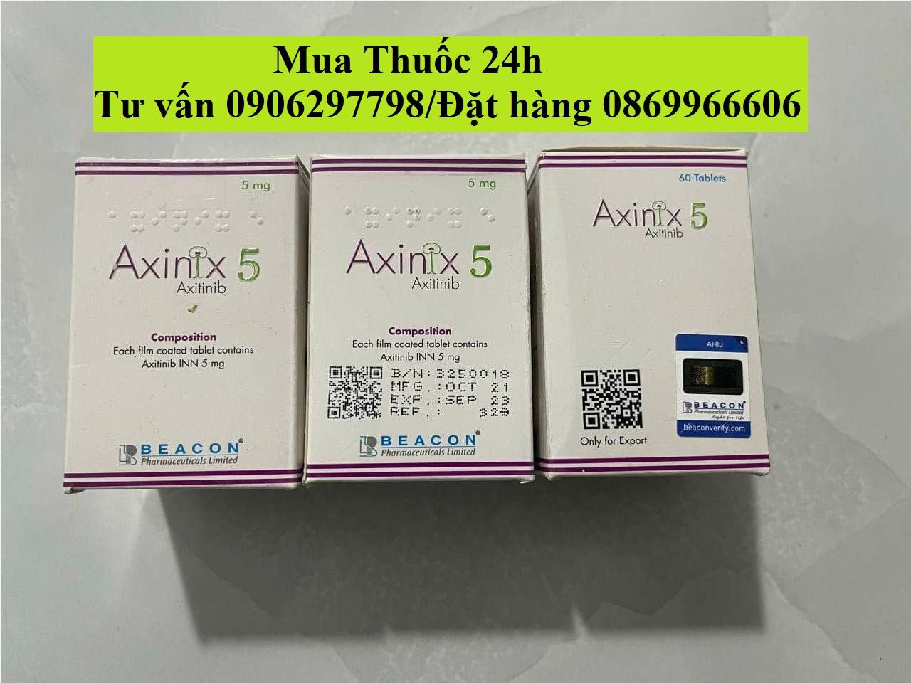 Thuốc Axinix 5 Axitinib 5mg giá bao nhiêu mua ở đâu?