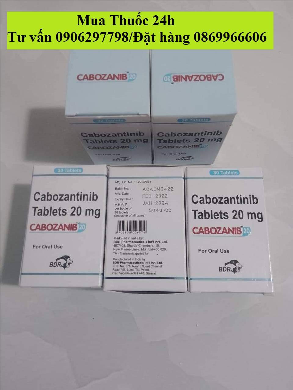 Thuốc Cabozanib 20 Cabozantinib giá bao nhiêu mua ở đâu?