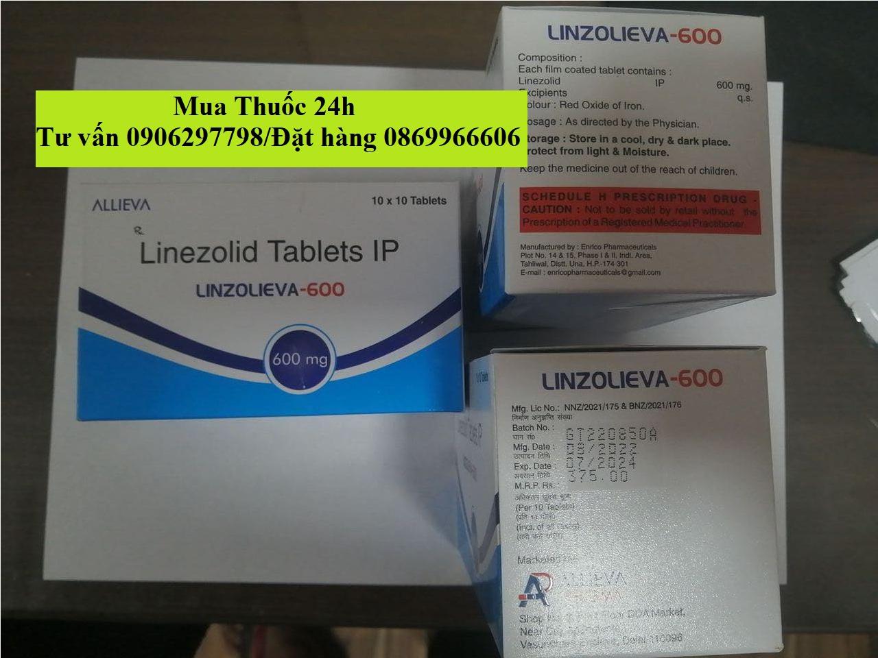 Thuốc Linzolieva 600 Linezolid giá bao nhiêu mua ở đâu?