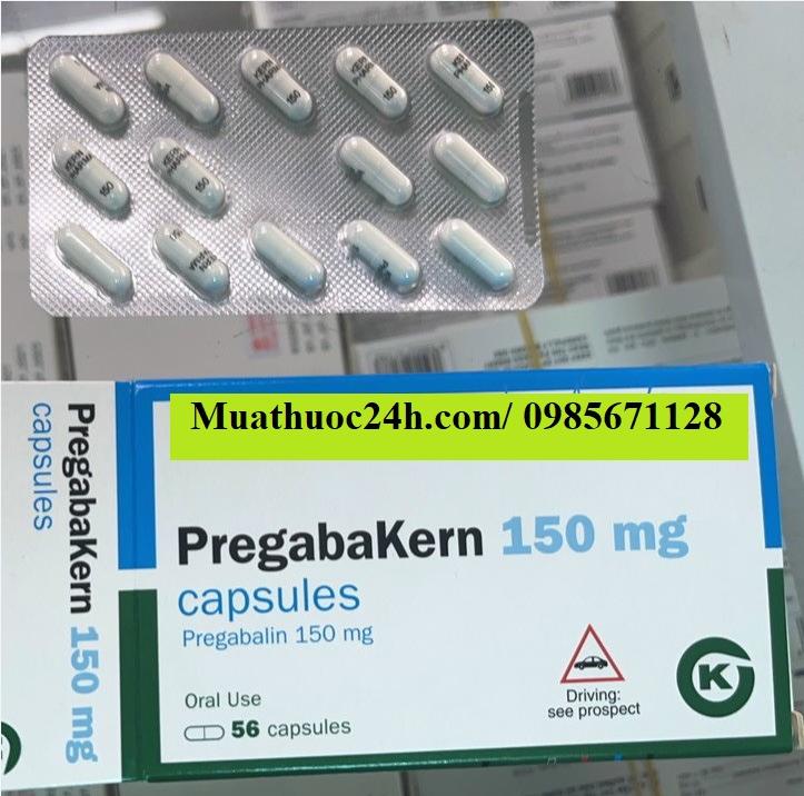 Thuốc Pregabakern 150mg Pregabalin giá bao nhiêu mua ở đâu?