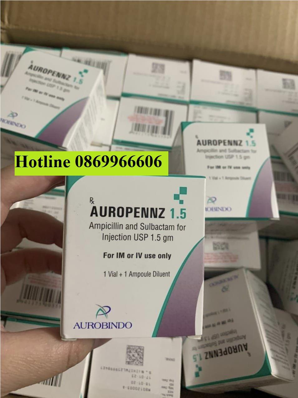 Thuốc Auropennz (Ampicillin và sulbactam) giá bao nhiêu mua ở đâu?