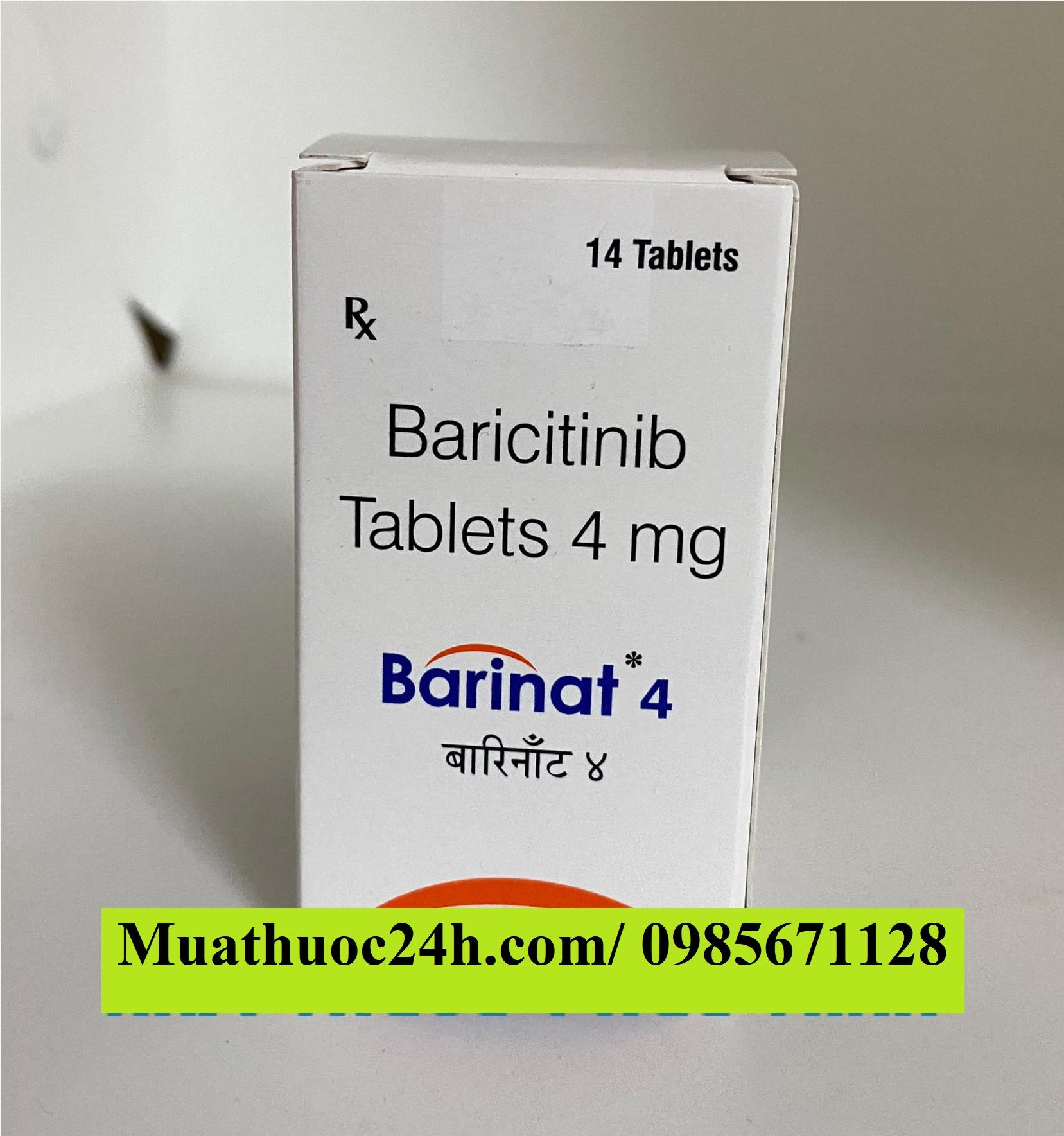 Thuốc Barinat 4mg Barcitinib giá bao nhiêu mua ở đâu?