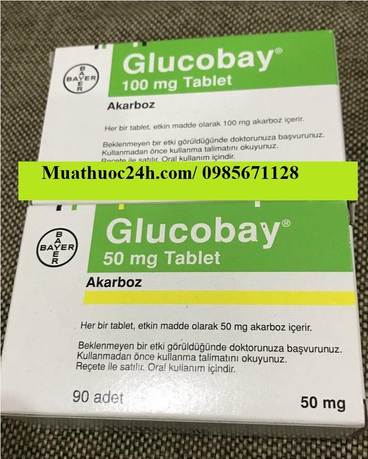 Thuốc Glucobay 50mg Acarbose giá bao nhiêu mua ở đâu