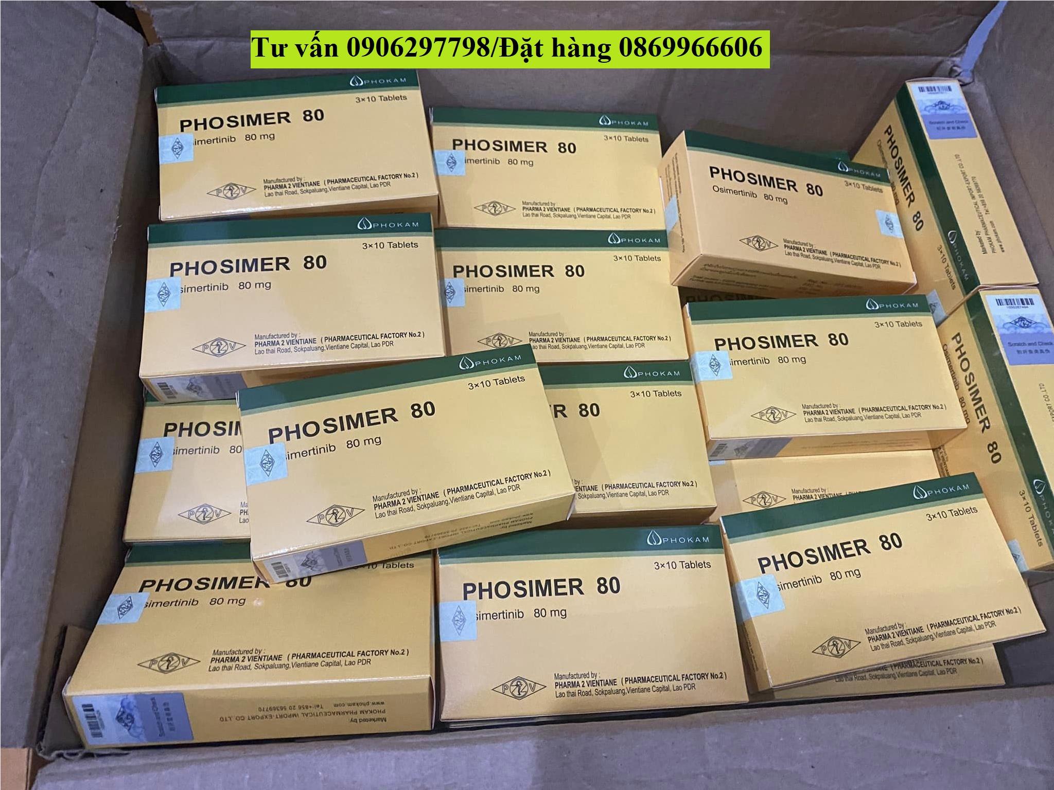 Thuốc Phosimer (Osimertinib 80mg) giá bao nhiêu mua ở đâu?