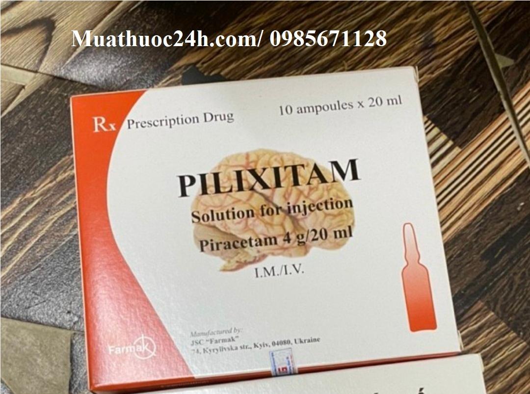Thuốc Pilixitam 4g/20ml Piracetam giá bao nhiêu mua ở đâu