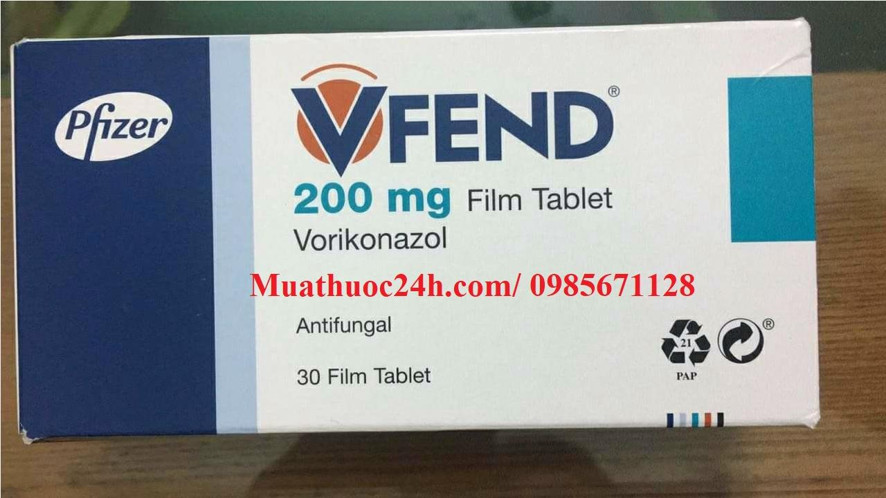 Thuốc Vfend 200mg Voriconazole giá bao nhiêu, mua ở đâu?