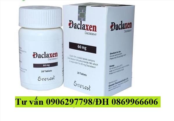Thuốc Daclaxen 60mg (Daclatasvir) giá bao nhiêu mua ở đâu?