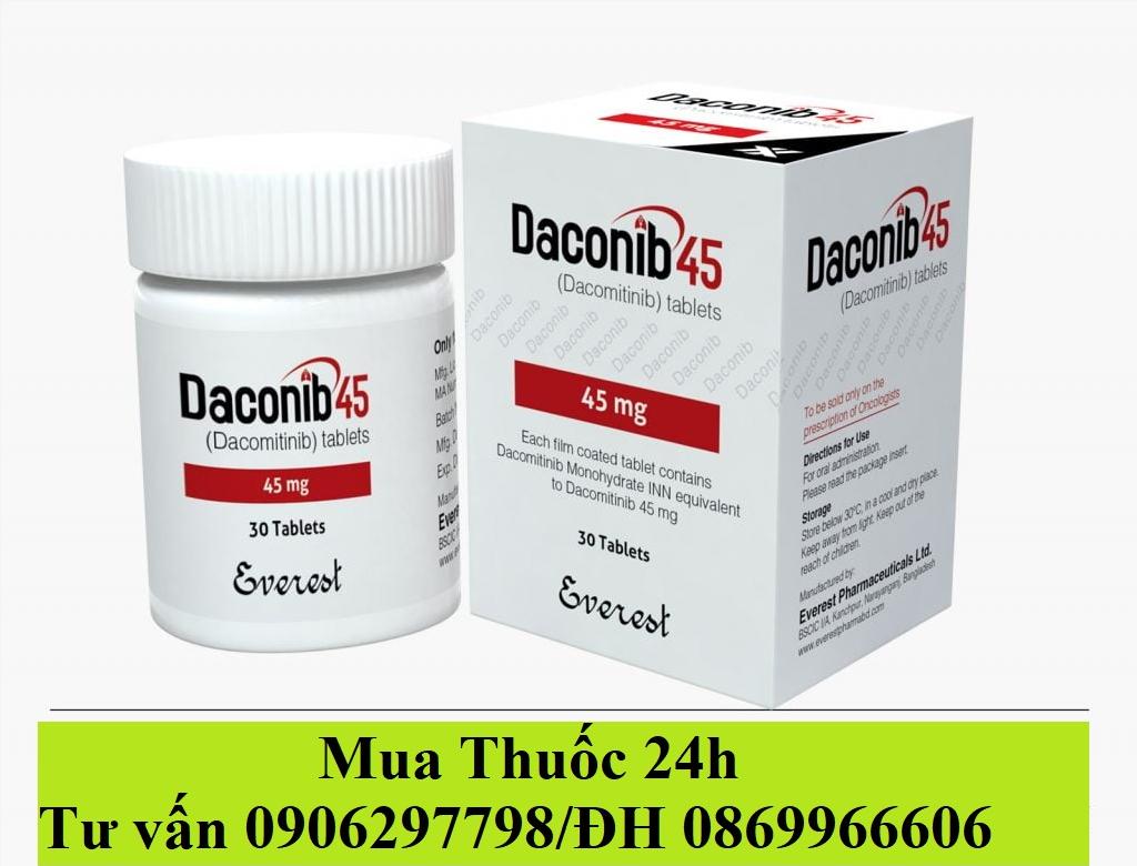 Thuốc Daconib 45 Dacomitinib giá bao nhiêu mua ở đâu?