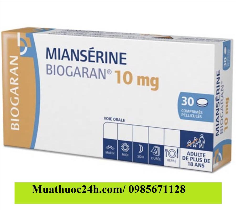 Thuốc Mianserine Biogaran 10mg giá bao nhiêu mua ở đâu?