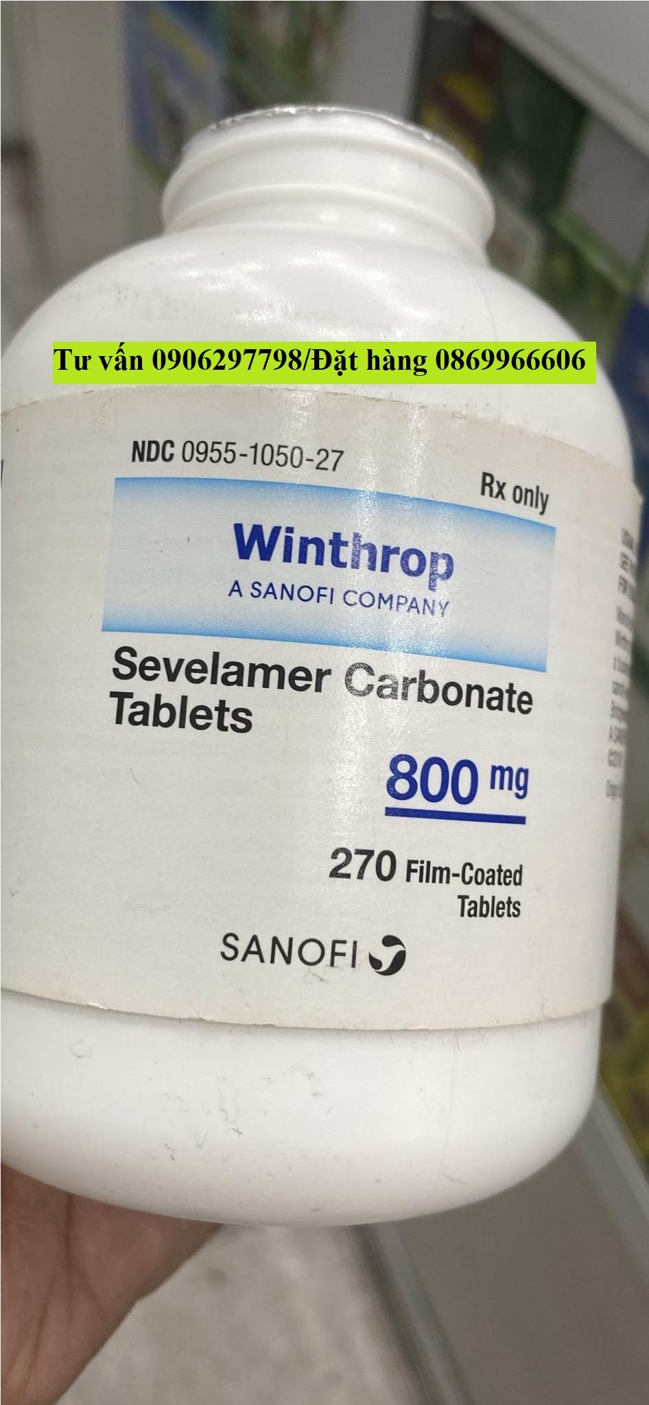 Thuốc Winthrop Sevelamer giá bao nhiêu mua ở đâu?