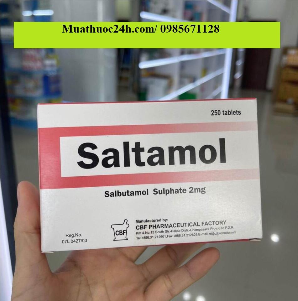 Thuốc Saltamol Salbutamol 2mg giá bao nhiêu mua ở đâu
