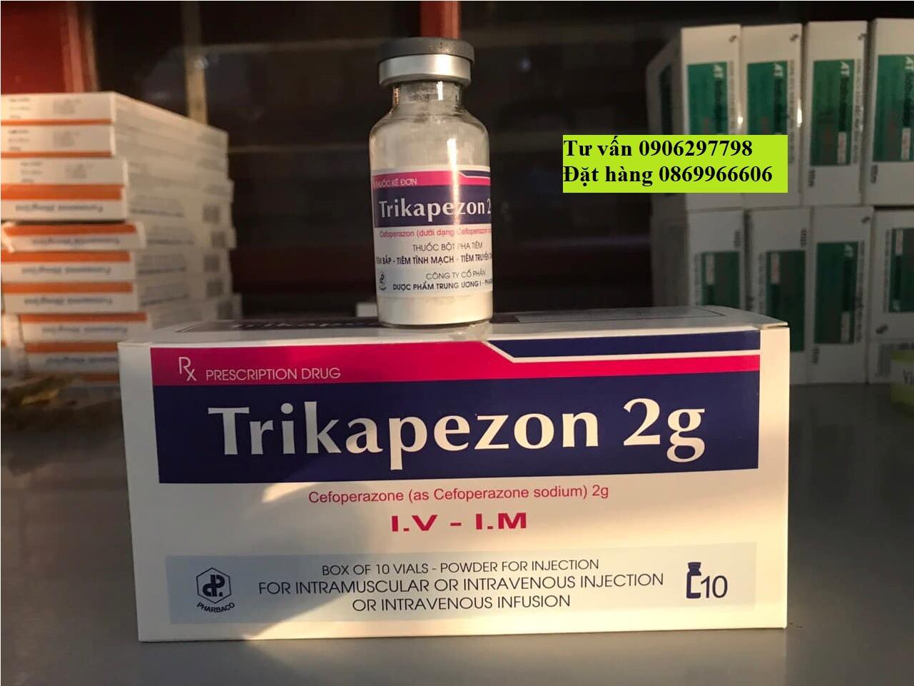  Thuốc Trikapezon 2g Cefoperazone giá bao nhiêu mua ở đâu?