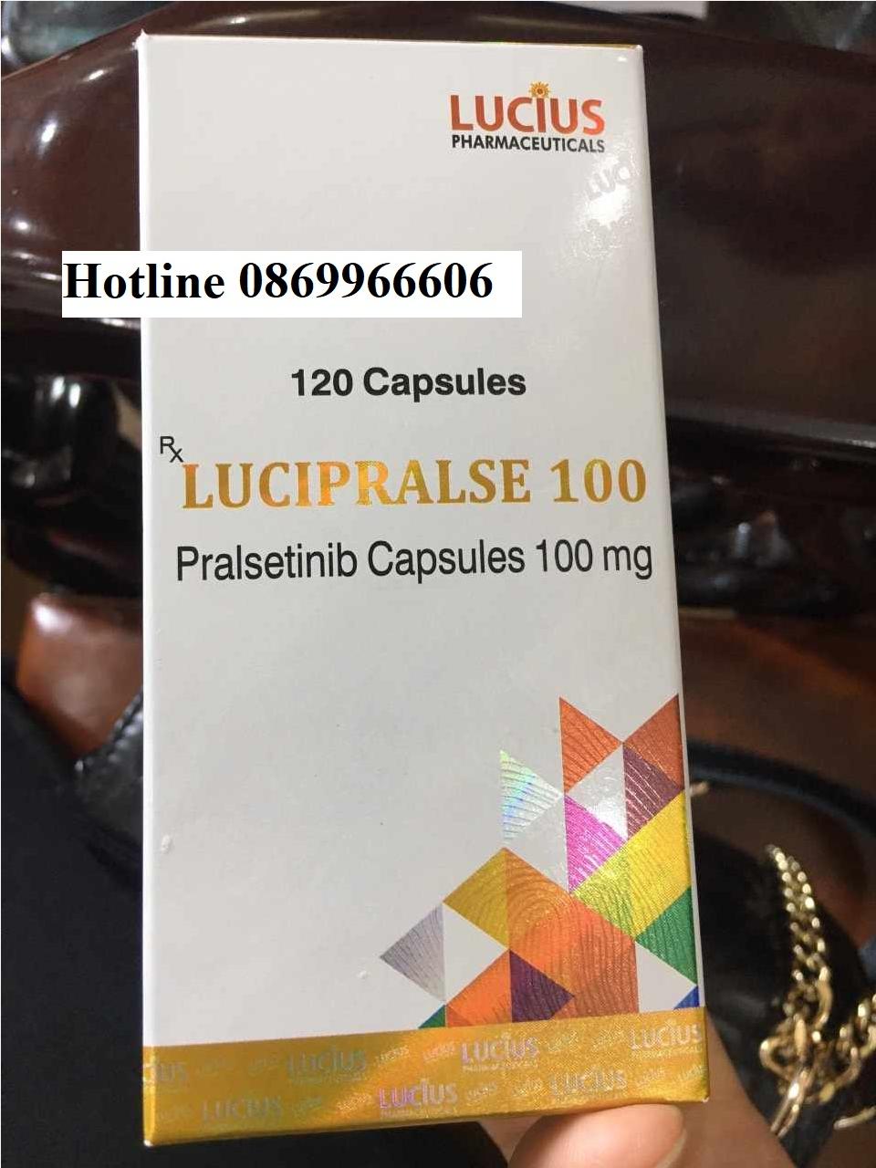 Thuốc Lucipralse 100 Pralsetinib giá bao nhiêu mua ở đâu?