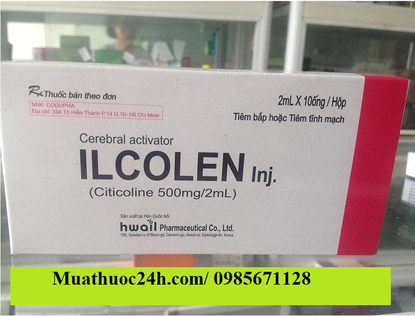 Thuốc Ilcolen Citicoline 500mg/2ml giá bao nhiêu mua ở đâu?