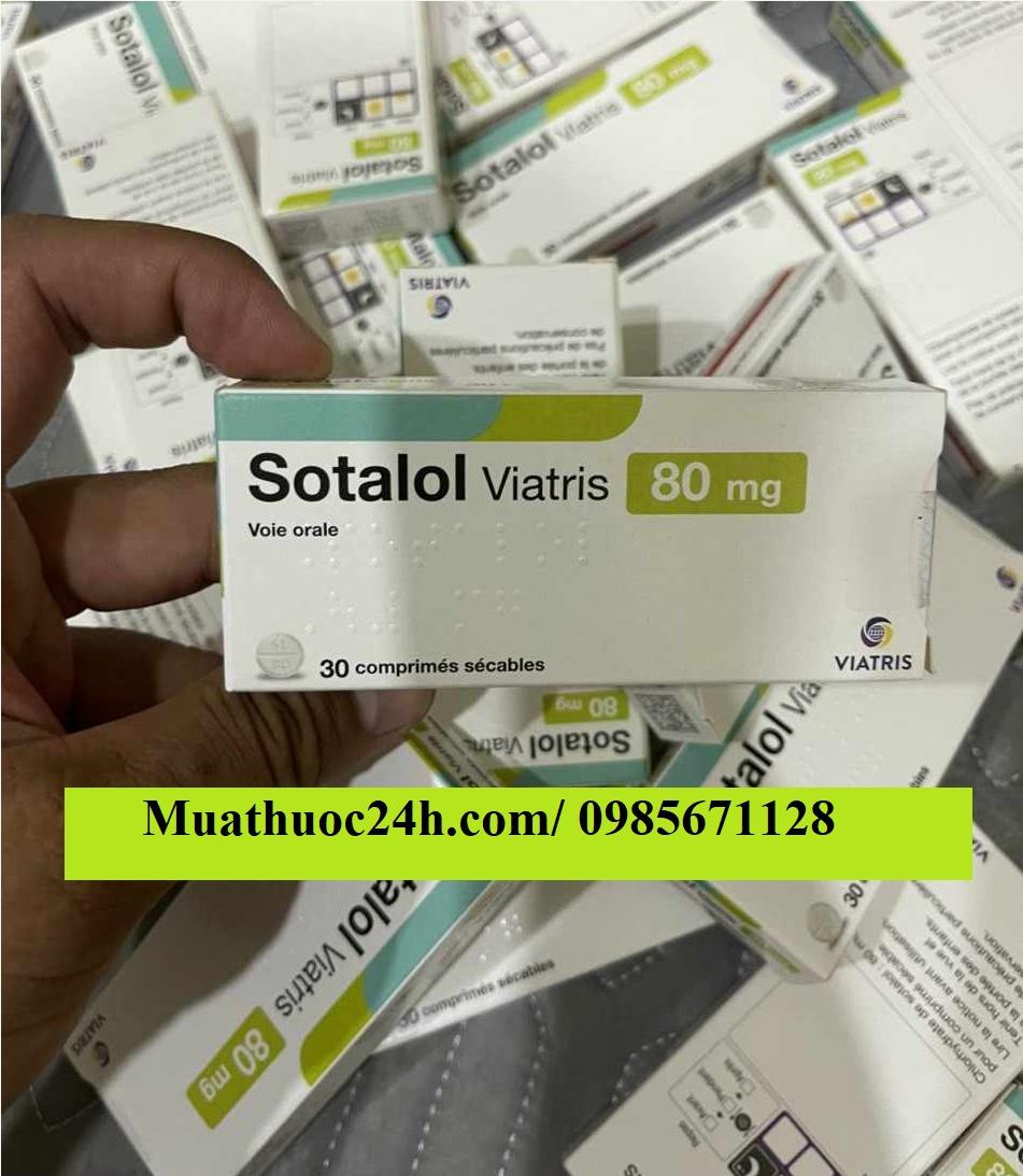 Thuốc Sotalol 80mg Viatris giá bao nhiêu mua ở đâu?