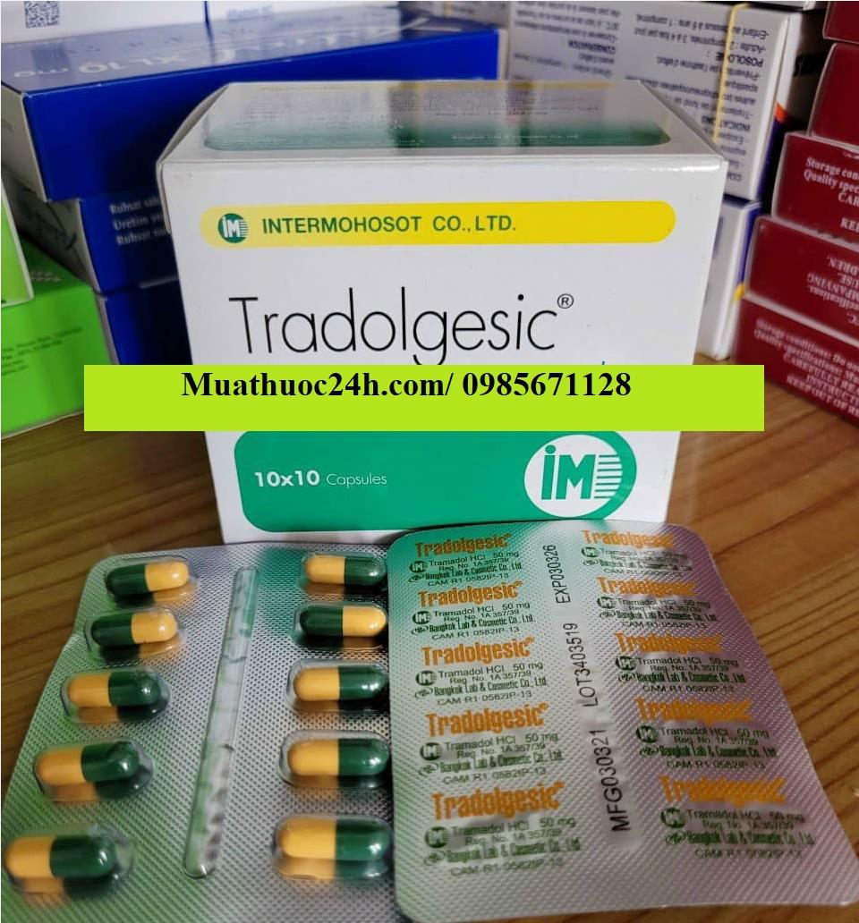 Thuốc Tradolgesic 50mg Tramadol giá bao nhiêu mua ở đâu?