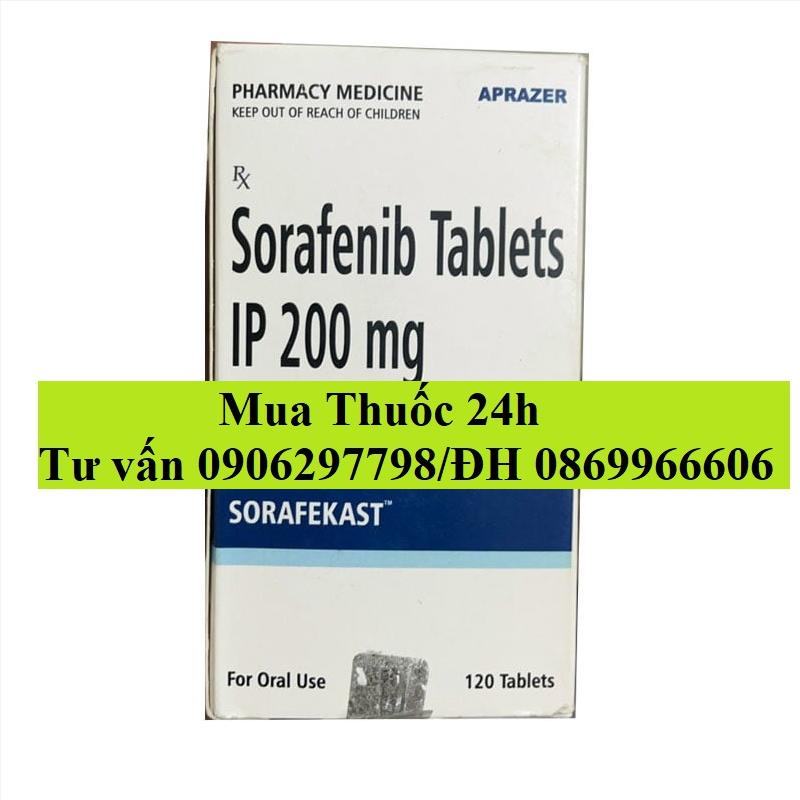 Thuốc Sorafekast Sorafenib 200mg giá bao nhiêu mua ở đâu?