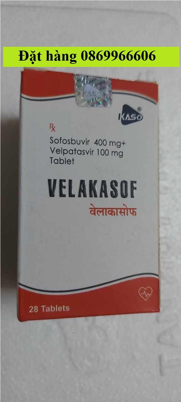 Thuốc Velakasof (Sofosbuvir kết hợp Velpatasvir) giá bao nhiêu mua ở đâu?