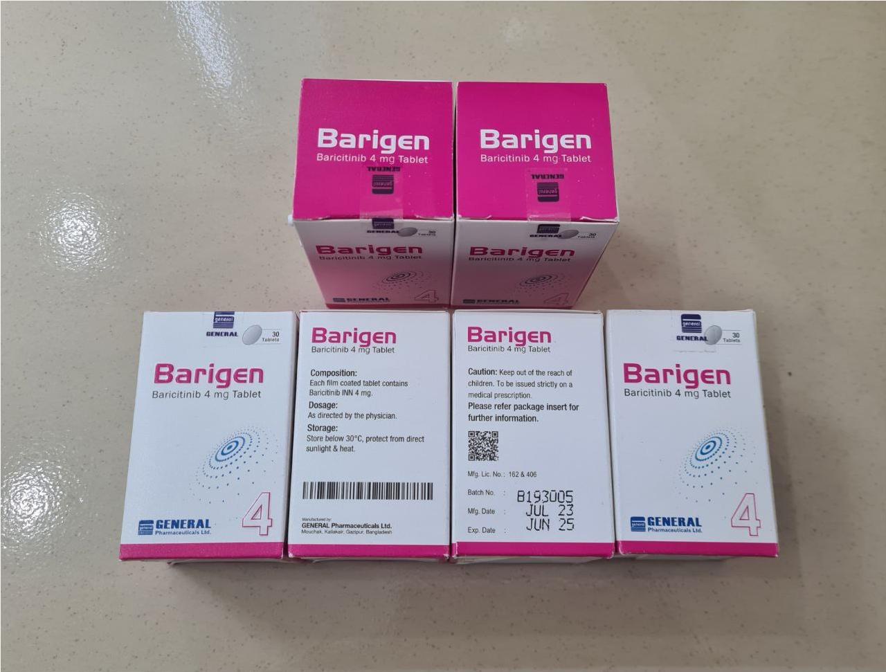 Thuốc Barigen Baricitinib 4mg giá bao nhiêu mua ở đâu?
