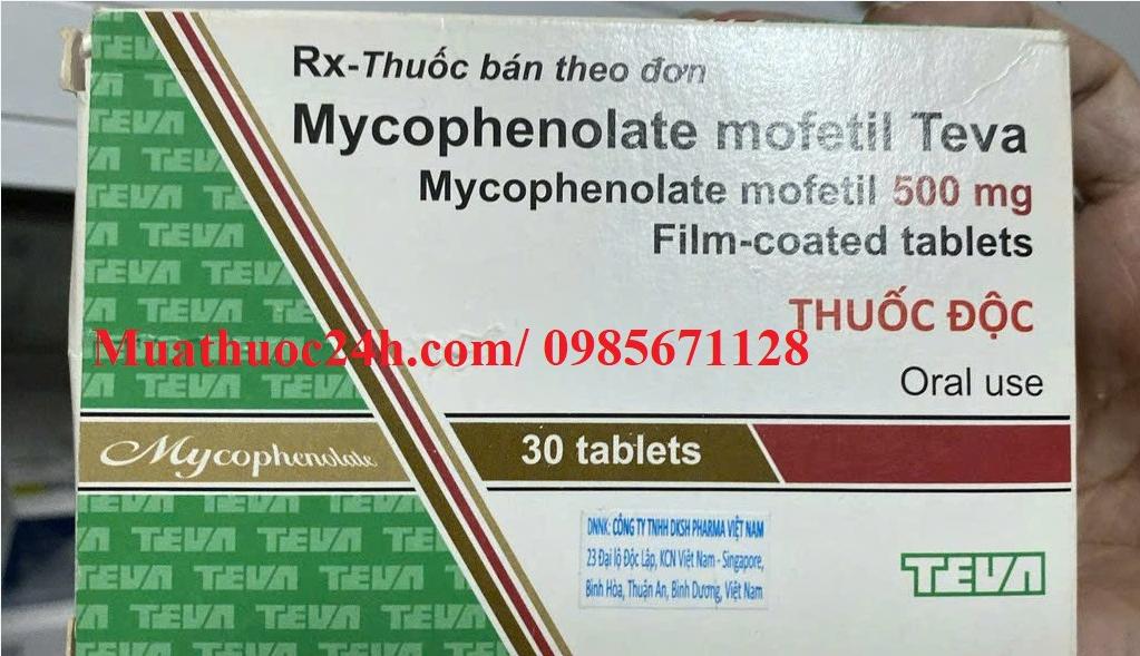 Thuốc Mycophenolate mofetil Teva giá bao nhiêu mua ở đâu