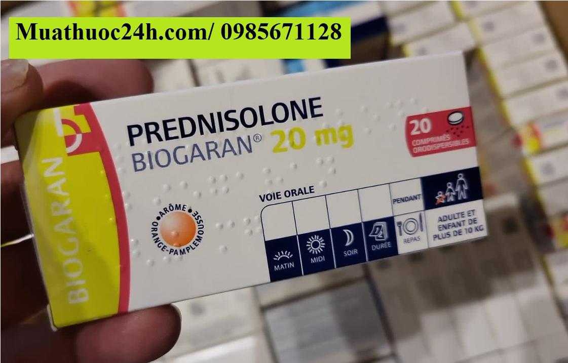 Thuốc Prednisolone Biogaran 20mg giá bao nhiêu mua ở đâu?