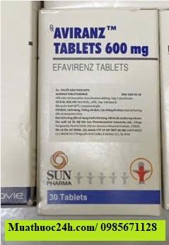 Thuốc Aviranz tablets 600mg Efavirenz giá bao nhiêu mua ở đâu