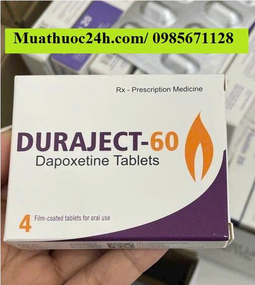 Thuốc Duraject 60 Dapoxetine giá bao nhiêu mua ở đâu