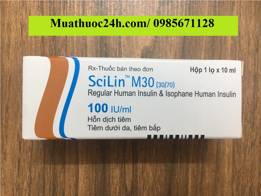 Thuốc Scilin M30 100 IU/ml giá bao nhiêu mua ở đâu?