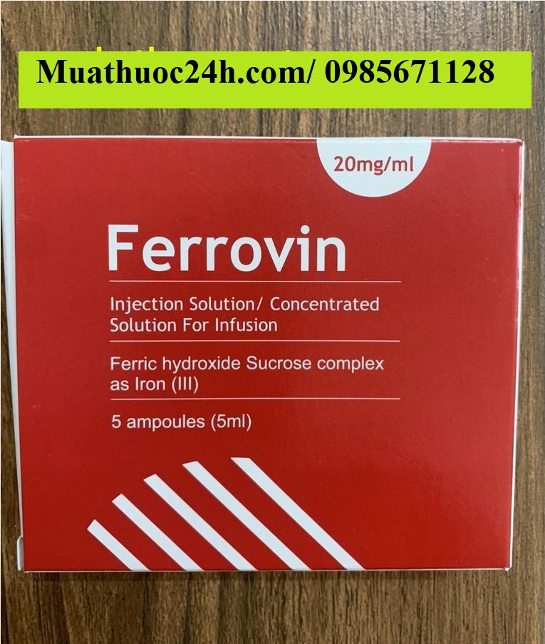 Thuốc Ferrovin 100mg/5ml giá bao nhiêu mua ở đâu?