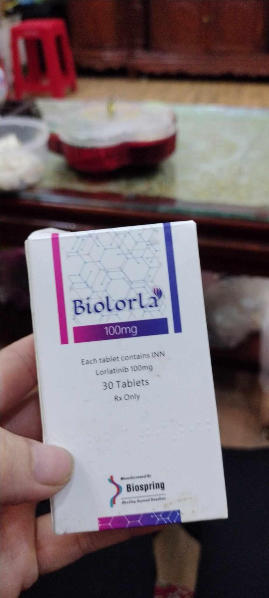Thuốc Biolorla Lorlatinib 100mg giá bao nhiêu mua ở đâu